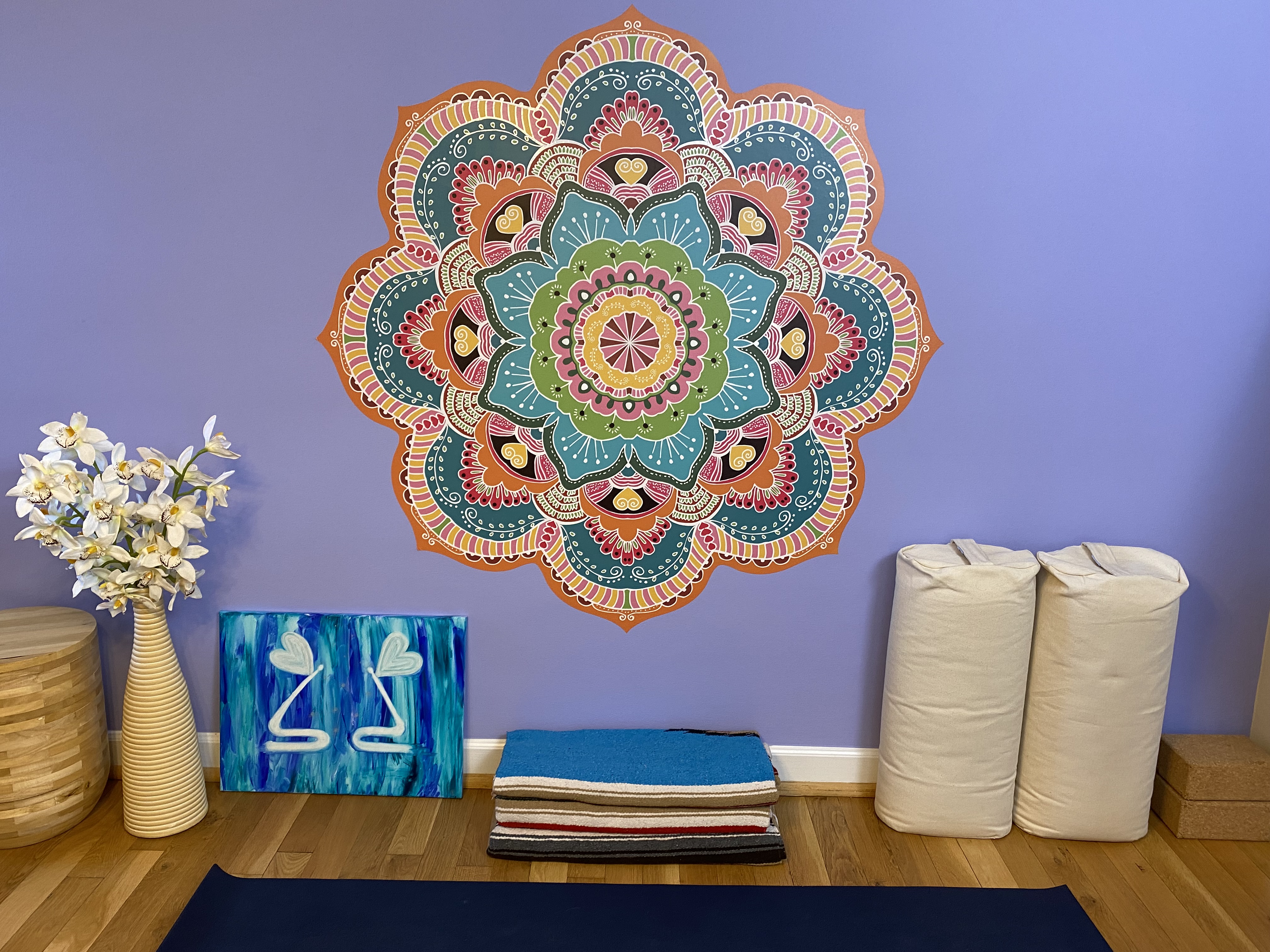 Michelle Blake demonstrating yoga pose